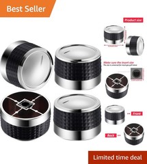 Silver Stainless Steel BBQ Control Knobs for Gas Grill and Stove