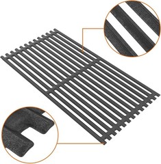 17″ Cast Iron Cooking Grate Set for Charbroil Tru-Infrared Gas Grills – 2-Pack