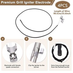 Grill Parts Kit for Charbroil 463241313 463241314 463241013 463241413 4632414…