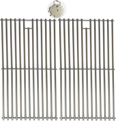 Grill Cooking Grates 2-Pack 16 15/16″ SUS 304 for CharBroil Broil King Thermos