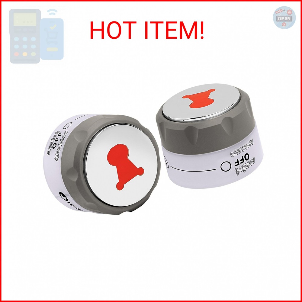 NOVINO 91538 Grill Knobs for Weber Summit 400/600 Series