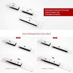 Utheer 304 Stainless Steel Carryover 5 inch – 9.5 inch, 4 Crossover Tubes