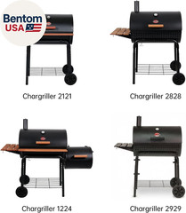 Porcelain Coated Cast Iron Grill Grid Grates Replacement for Chargriller Models