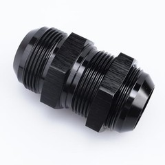 -16 AN Male Flare Straight Bulkhead Fitting Adapter Aluminum 16AN Black 0