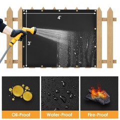 Fireproof Grill Heat Shield to Protect Deck Fence from Grill Heat, Heat Shiel…