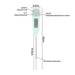 Handy Kitchen Supplies Digital Thermometer for Cooking Baking and More