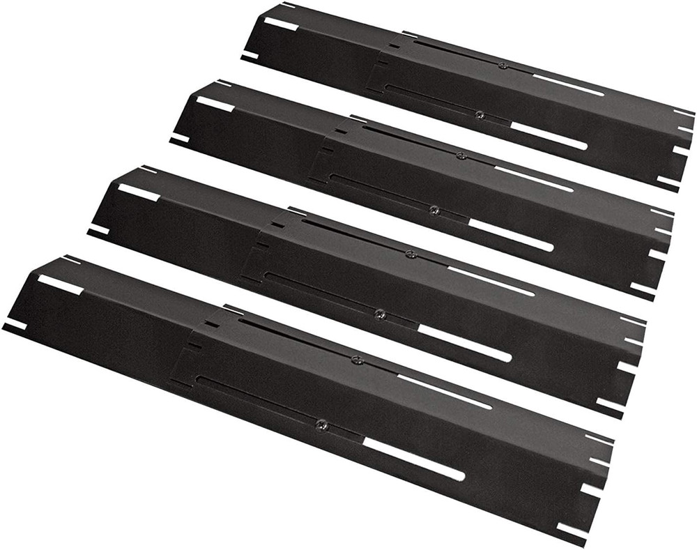 Universal Replacement Heavy Duty Adjustable Porcelain Steel Heat Plate Shield, H
