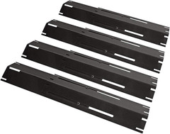 Universal Replacement Heavy Duty Adjustable Porcelain Steel Heat Plate Shield, H