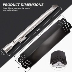 Durable Nexgrill Replacement Burners and Heat Plates – Fits 720 Series Models