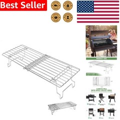 Smoker Warming Rack Stainless Adjustable Folding Universal Pit Boss Blackstone