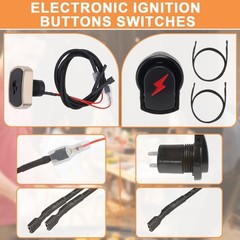 Grill Igniter Replacement for Charbroil, Electronic Ignition Module 5 Outlet, Pu