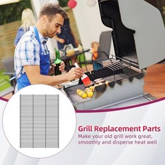 S65051 Full Size Stainless Steel Cooking Grid Grates Replacement Parts for Charg