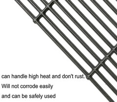 C6602D (4-Pack) 17 3/8″ Cast Iron Cooking Grates for Broil King Baron 320, 34…