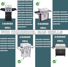 Grill Parts Kit for Charbroil Performance 5 Burner 463275717 463347518 463243519