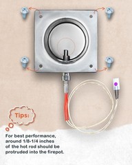 Fire Burn Pot and Igniter Kit for Traeger/Pit Boss Grills, Easy Install
