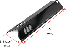 Grill Heat Plate for Dyna-Glo Grill Parts DGF493BNP DGF510SBP DGF510SSP, Porcela