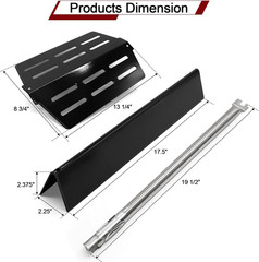 Grill Parts for Weber Genesis 310 320 330 Flavorizers Bar Heat Deflector Burners