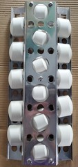 Replacement Heat Tray Plates with Briquettes Part Kit for Grills 16.5″
