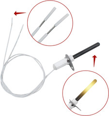 Universal Silicon Nitride Hot Rod Ignitor 120V – Replacement for Gas Fired Force