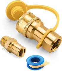 1/2 Inch QDD LP Gas Quick Connect Fittings for Natural Gas Propane