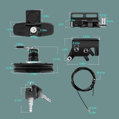 Easy-Install LEER Twist Handle Kit Replacement for 100XL & 700 – 2 Keys Included