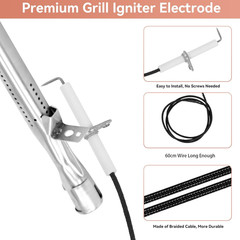 Grill Replacement Parts for Cuisinart 5 Burner GAS9556AS GAS2456AS &more Superb