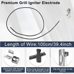 Grill Parts for Charbroil 463340516 463370519 463370516 463278418, Stainless …