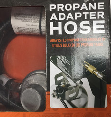 Blackstone 5471 Rubber Gas Line Hose and Regulator 36 in. L For Blackstone