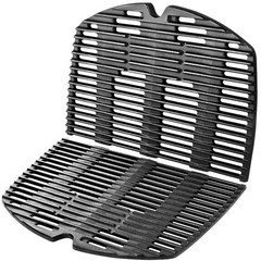 Cast Iron Grill Grates 17.8″x25″ for Weber Q3200 Q3000 Gas Grills – 2PCS Replace