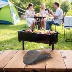 Round Grill Mesh 16 Inch Fiberglass Mat for Grilling Vegetables and Meats