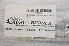 ADJUSTABURNER Gas Grill Burner Universal Stainless Steel Tubes 4 Pack Extension