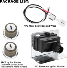 67847 Grill Igniter Kit Replace Parts for Weber Genesis 300 Series(2008-2010) E/