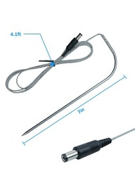 2 Pack Temperature Meat Probe Probe, stainless steel