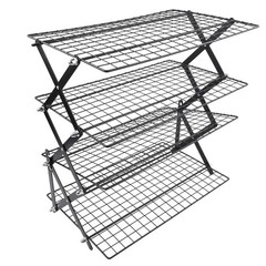 Foldable 234Tier Cooling Rack for Baking Stackable Roasting Rack Space Saver