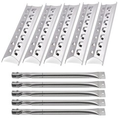 Burning Tubes Heat Shields for Master Forge Kenmore 5 Burner Gas Grills