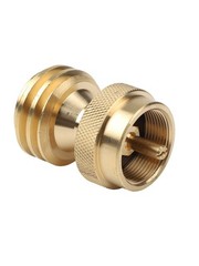Solid Brass Steak Saver Propane Tank Adapter 1lb To 20lb Grill Bottle Converter