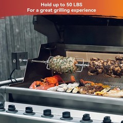 Universal Stainless Steel BBQ Grill Rotisserie Motor with Water Proof On/Off …