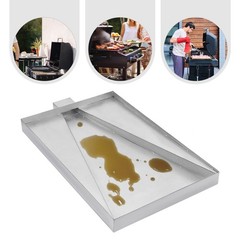 Grill Accessories Drip Pan Stainless Steel Grease Drip Tray Drip Pan Tray Kit
