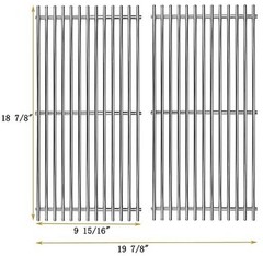 SF6081 (2-Pack) 18 7/8″ SUS304 Cooking Grates for Weber Genesis II E210 Grill
