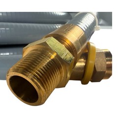 12FT 3/4″ Natural Gas Hose For NG/LP Propane Appliances, Grill (Hose Only)