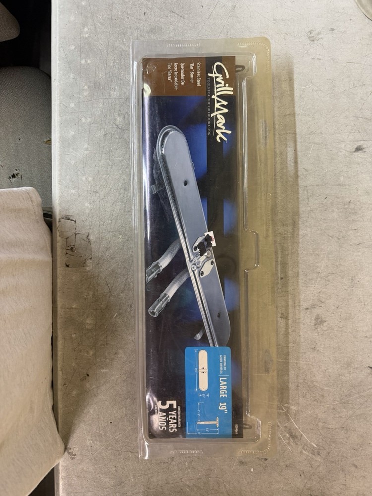 NEW (SlightlyBlem) Grill Mark Stainless Steel “bar” Burner Large 19” PN: 8099665