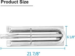 Stainless Steel Burner Tube Gas Grill Replacement Parts for Select Viking VGBQ