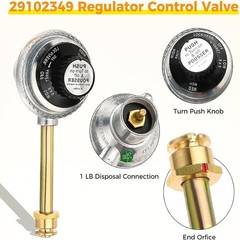 Grill BBQ Tru-Infrared Regulator Valve Compatible with CharBroil Grill2Go 2012