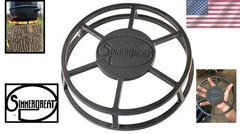 Black Cast Iron Stove Top Diffuser – Lightweight, Lifetime Use, Perfect Simmer