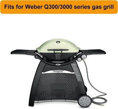 2 Pack 7646 Cast Iron Cooking Grid for Weber Baby Q Q300