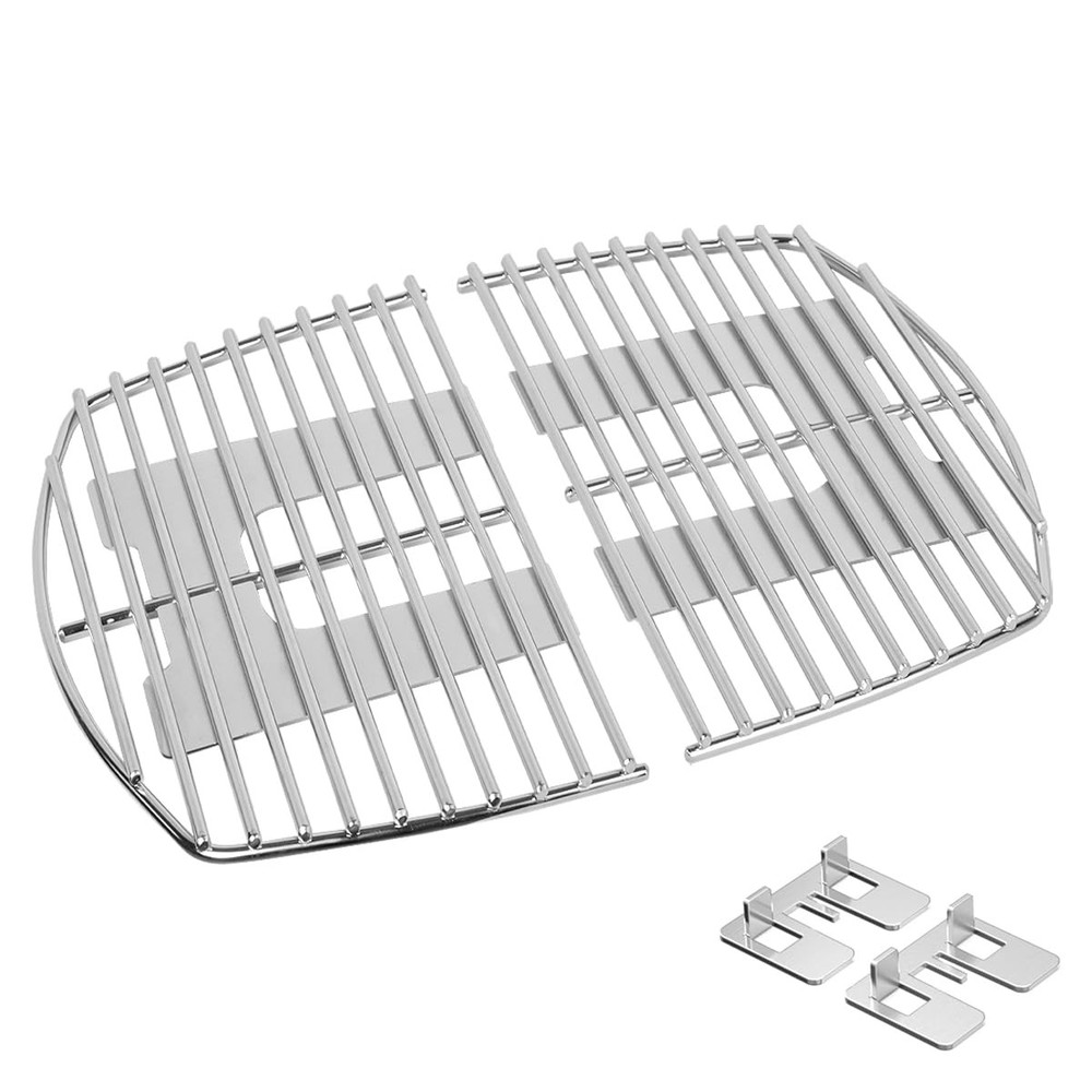 Stanbroil Stainless Steel Grill Cooking Grates for Q100/Q1000 series, Silver