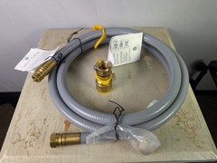 10 ft Natural Gas Hose Quick Connect Kit for BBQ Grill Patio Heater CSA
