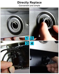 4-Outlet Grill Igniter Kit with Push Button Fit for Oklahoma Joe’s