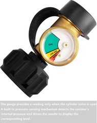 Dozyant Propane Tank Gauge Level Indicator Leak Detector Gas Pressure Meter