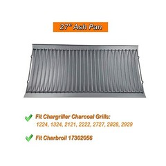 MixRBBQ 27 inch Ash pan for Chargriller 1224 1324 2121 2222 2727 2828 2929 Ch…